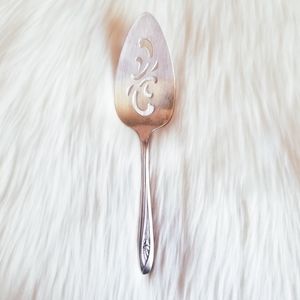 Vintage Silver Tulip Server